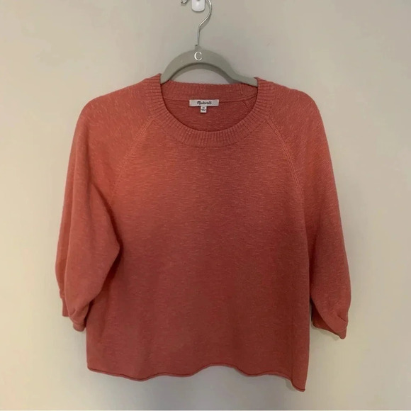 Madewell Telluride Pullover Sweater Dusty Salmon Size XS - Picture 2 of 8
